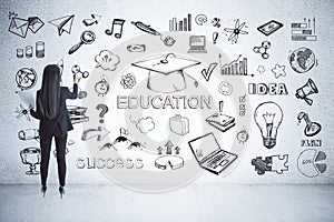 Education and startup concept