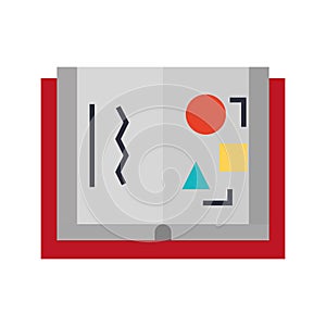 Education study element cartoon