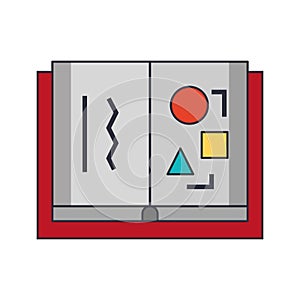 Education study element cartoon