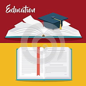 Education supplies concept isolated icon