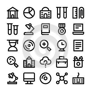 Education Vector Line Icons 2