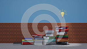 Education is the way to success 3D render illustration