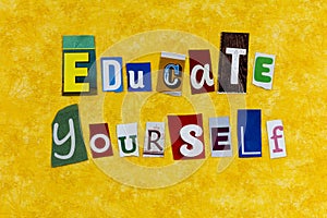 Education yourself learn read books knowledge wisdom educate photo