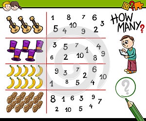 Educational counting activity for kids