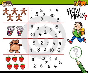 Educational counting activity for kids