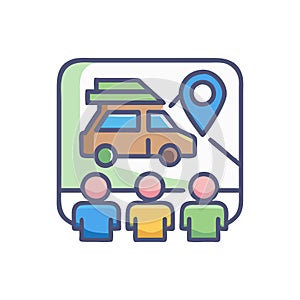 Educational Field Trip Icon