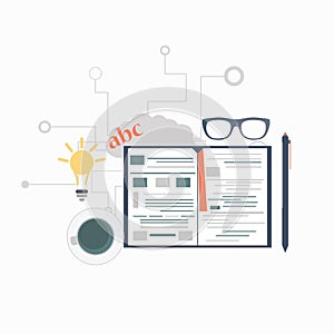 Educational graphic icons