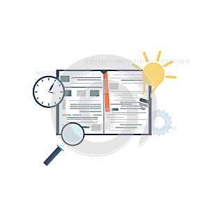 Educational graphic icons