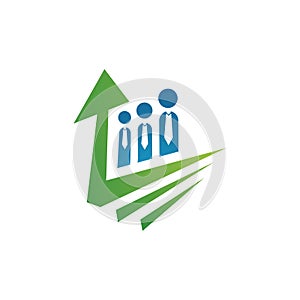 educational online training logo vector design concept