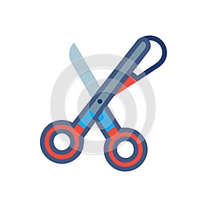 Educational Safety Scissors Icon