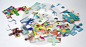 Educational toy for children  puzzles photo