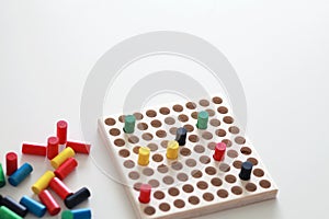 Educational wooden montessori toy