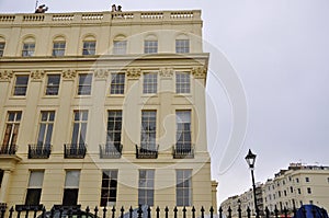 Edwardian mansions Brighton UK photo