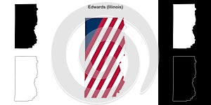 Edwards outline map