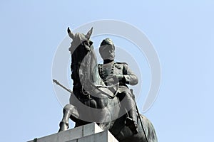 Edwards VII Rex imperator statue, Victoria Memorial, Kolkata