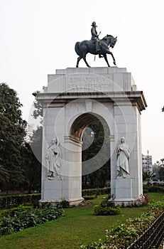 Edwards VII Rex, Victoria Memorial building in Kolkata