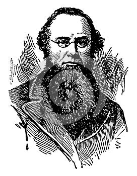 Edwin M. Stanton, vintage illustration