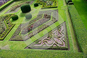 Edzell castle gardens