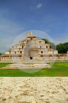 Mayan pyramids in Edzna campeche mexico II photo