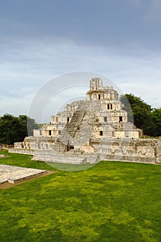Mayan pyramids in Edzna campeche mexico VI photo