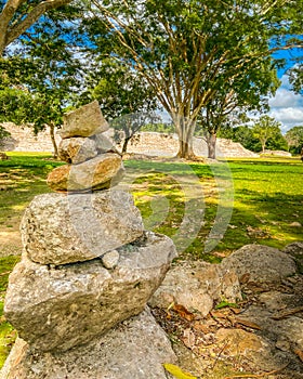 Edzna zona arqueologica en campeche photo