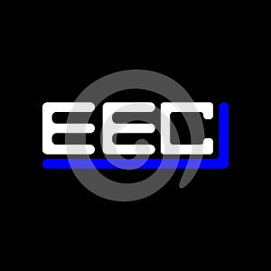 EEC letter logo creative design with vector graphic, EEC photo