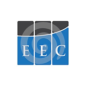EEC letter logo design on black background.EEC creative initials letter logo concept.EEC letter design photo