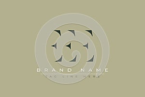 EEE abstract letter logo design