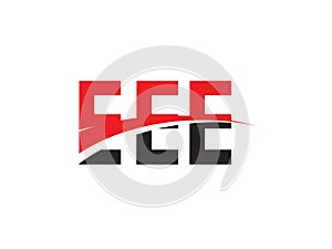 EEE Letter Initial Logo Design Vector Illustration photo