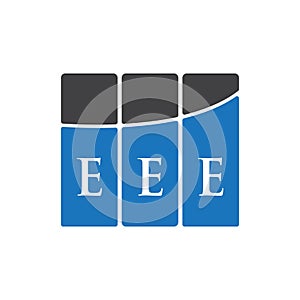 EEE letter logo design on black background.EEE creative initials letter logo concept.EEE letter design photo