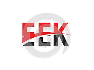 EEK Letter Initial Logo Design Vector Illustration photo