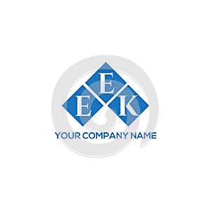 EEK letter logo design on BLACK background. EEK creative initials letter logo concept. EEK letter design.EEK letter logo design on photo
