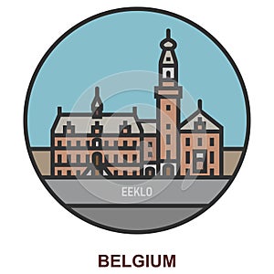 Eeklo. Cities and towns in Belgium