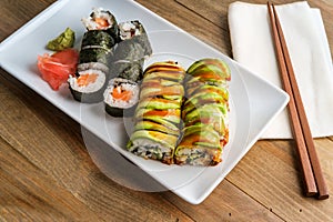 Eel Avacado Dragon Roll