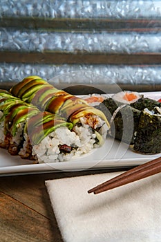 Eel Avacado Dragon Roll