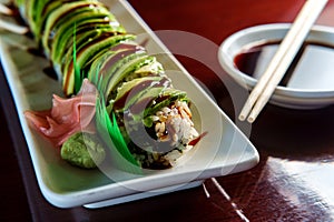 Eel Avacado Dragon Roll