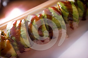 Eel Avacado Dragon Roll