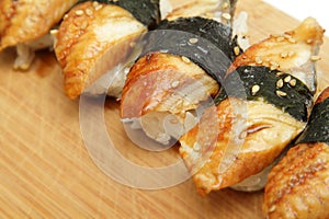 Eel sushi