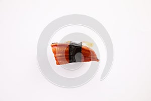 eel sushi eel nigiri sushi japanese food isolated in white background