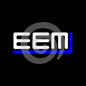 EEM letter logo creative design with vector graphic, EEM