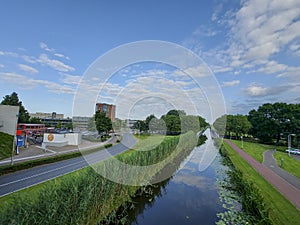 The Eendragtspolder polder area in Zuidplas Zevenhuizen in the Netherlands