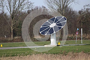 The Eendragtspolder polder area in Zuidplas Zevenhuizen in the Netherlands