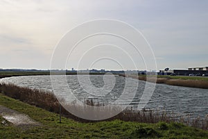 The Eendragtspolder polder area in Zuidplas Zevenhuizen in the Netherlands