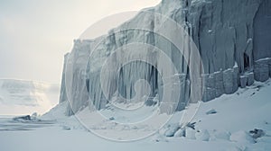 Eerie Ice Cliffs: A Glimpse Into The Arctic\'s Naturalistic Cityscapes