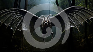 Eerie Mothman: A Whimsical Yet Terrifying Encounter In The Woods