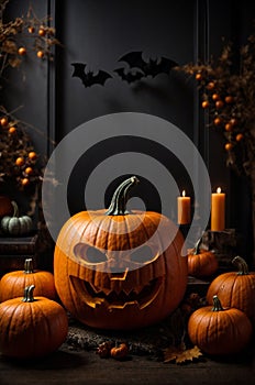 Eerie Night Halloween Party Banner Frightening Design