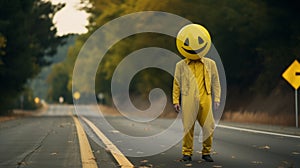 Eerie Smiley Face: A Nightmare On The Road
