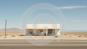 Eerily Realistic Abandoned Building In Desert: A Cody Ellingham Inspired Photo