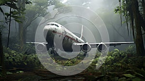 Eerily Realistic Airplane Portraitures In The Jungle
