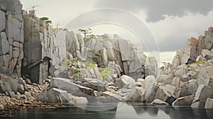 Eerily Realistic Coastal Scenes: A Meticulous Archipelago In 8k Resolution